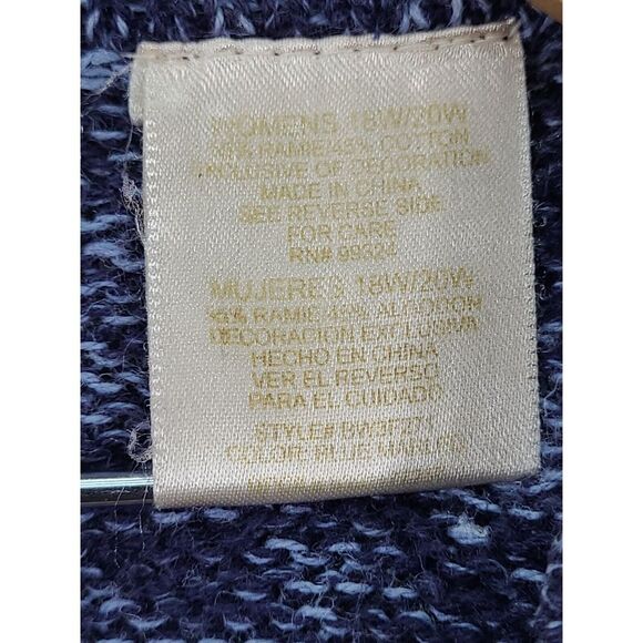 Bobbie Brooks Embroidered Applique Dogs Puppies Sweater Vest Size 18W 20W - Picture 4 of 8